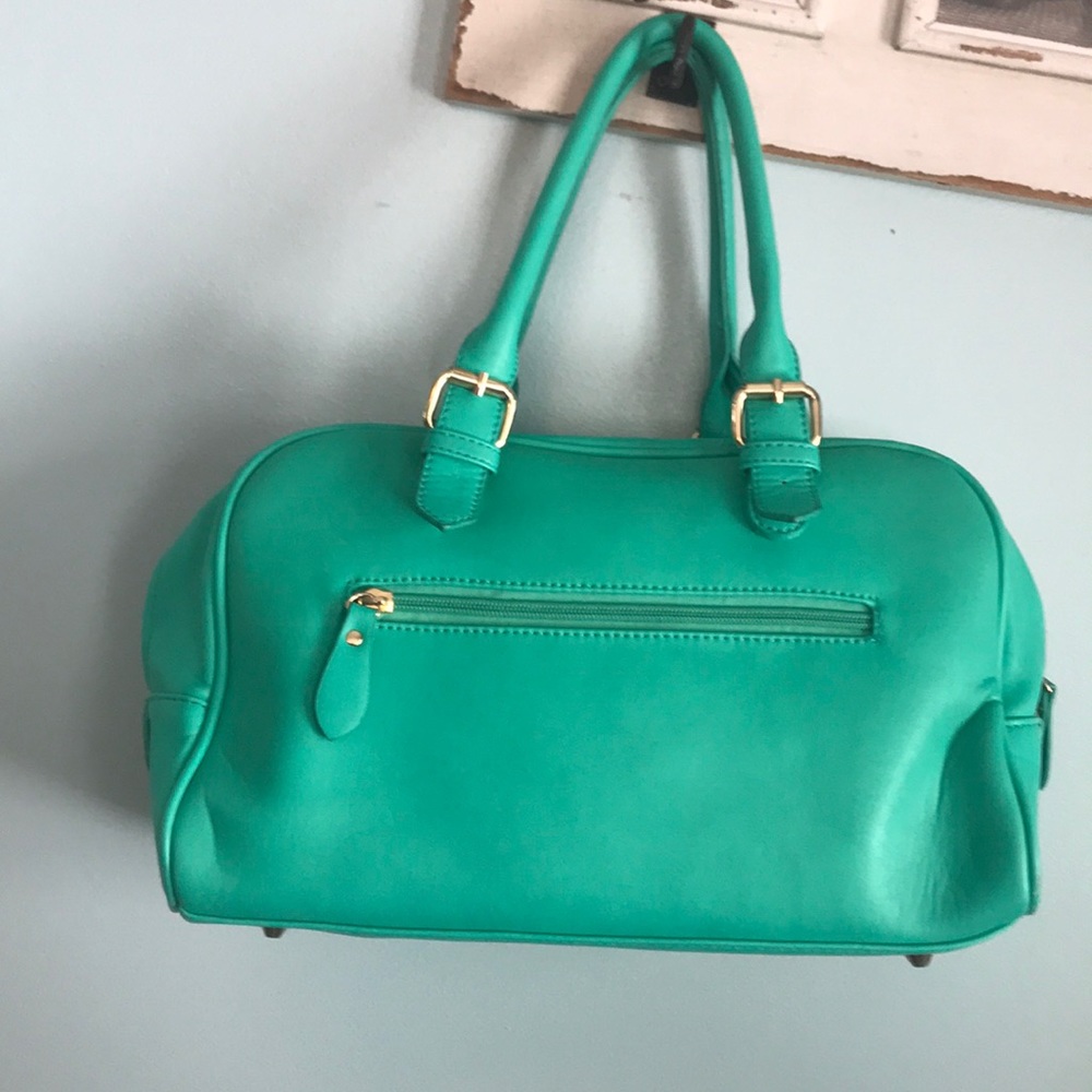 Aqua/teal studded boutique purse - Picture 4 of 4